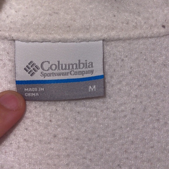 WOMENS WHITE COLUMBIA JACKET - Picture 8 of 8